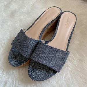 NINE WEST | cork wedges